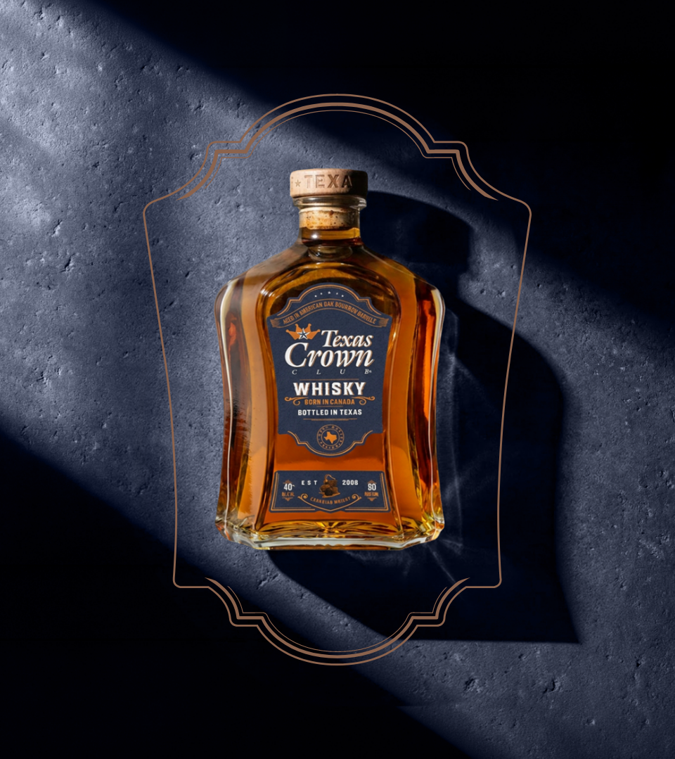 750ml bottle of Texas Crown Club Whisky - Original 80 proof