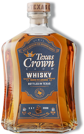 750ml bottle of Texas Crown Club Whisky